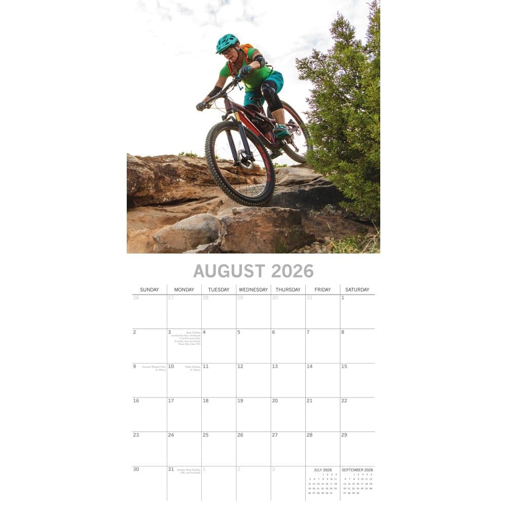 Mountain Biking 2026 Wall Calendar Third Alternate Image