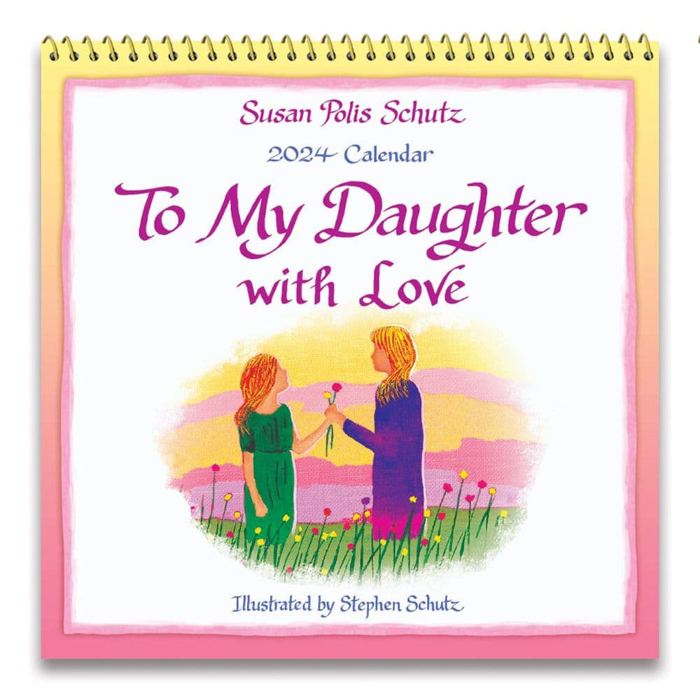 To My Daughter With Love 2024 Wall Calendar