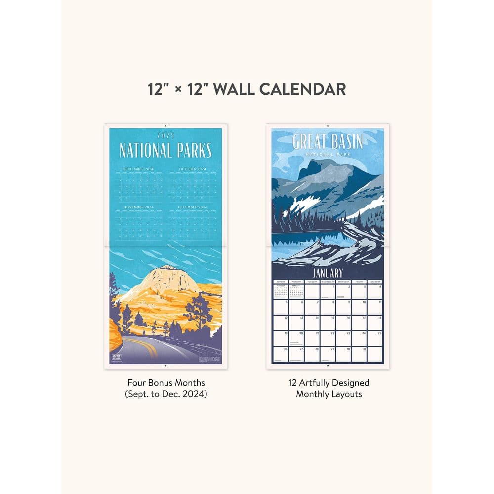 National Parks 2025 Wall Calendar Fifth Alternate Image width=&quot;1000&quot; height=&quot;1000&quot;