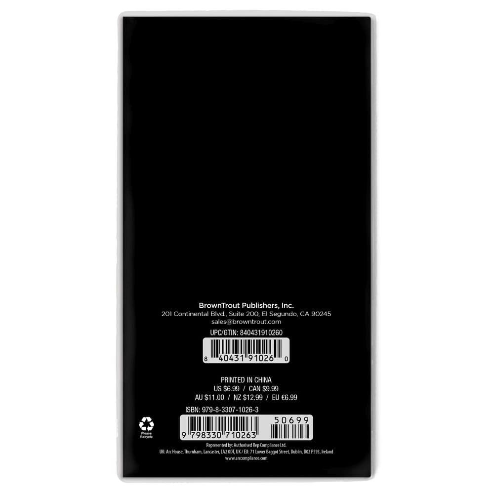 Black View Point 2027 2 Year Pocket Planner First Alternate Image