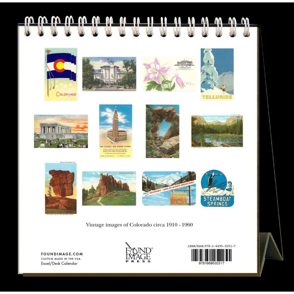 Colorado Nostalgic 2024 Easel Desk Calendar First Alternate Image width=&quot;1000&quot; height=&quot;1000&quot;