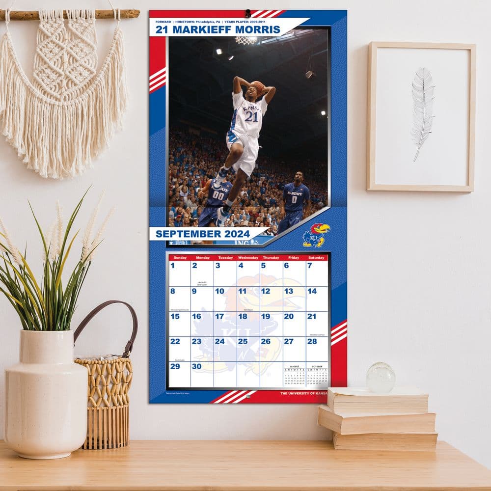 Kansas Jayhawks 2025 Wall Calendar_ALT4