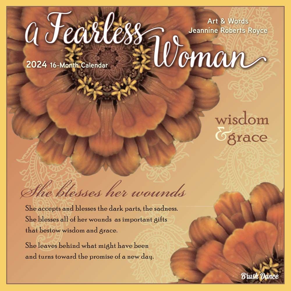 Fearless Woman 2024 Wall Calendar Main Product Image width=&quot;1000&quot; height=&quot;1000&quot;