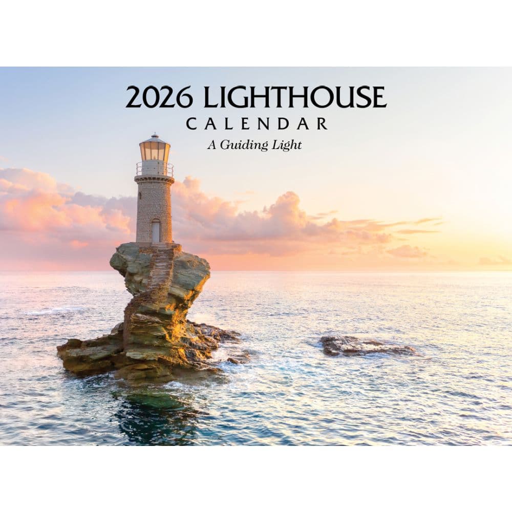 Guiding Lighthouse 2026 Wall Calendar Main Product Image