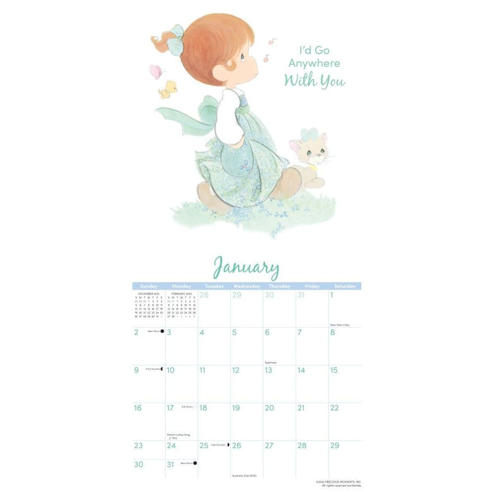 Precious Moments 22 Mini Wall Calendar Calendars Com