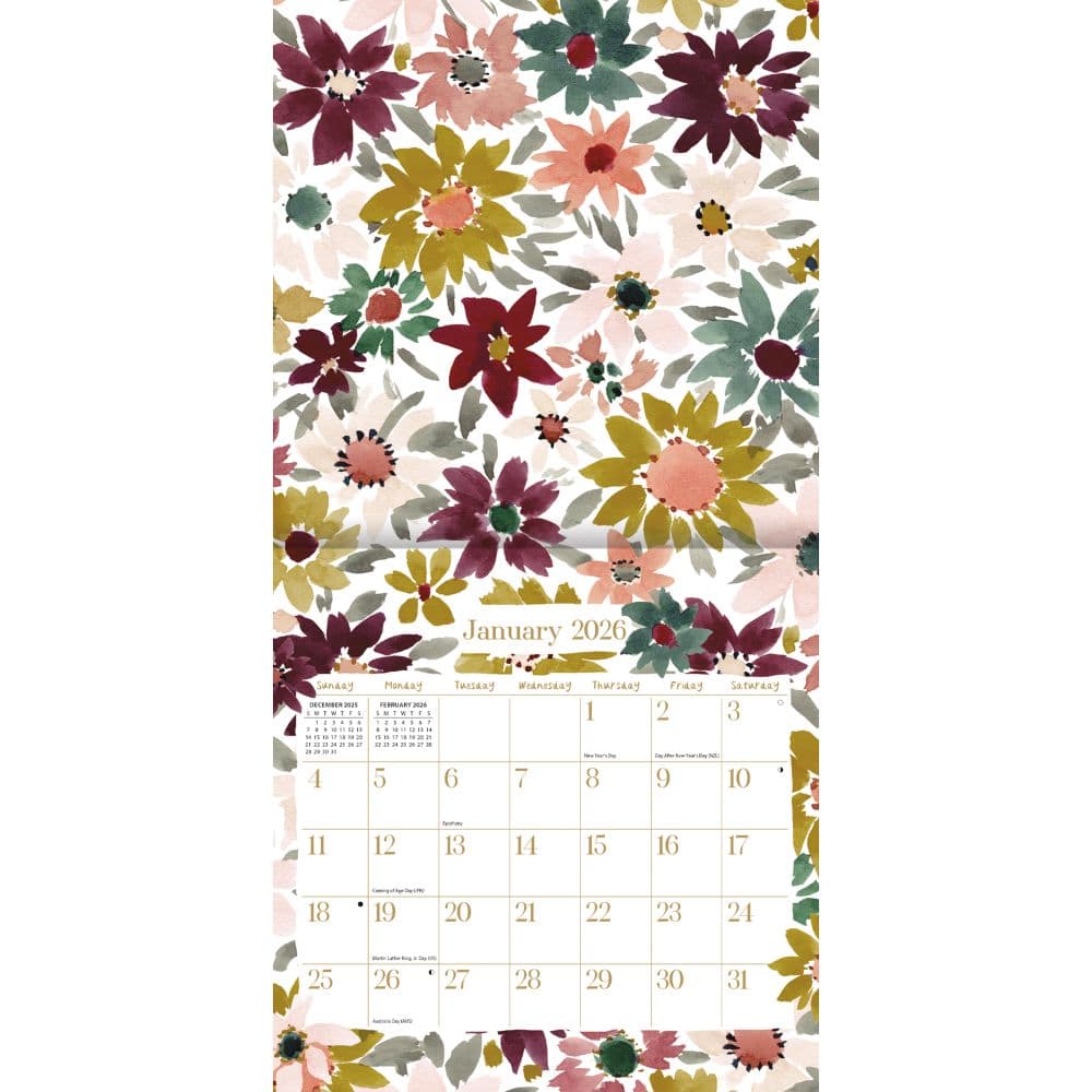 Wild At Heart 2026 Mini Wall Calendar by Barbra Ignatiev Second Alternate Image