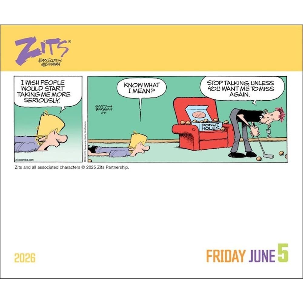 Zits 2026 Desk Calendar Second Alternate Image