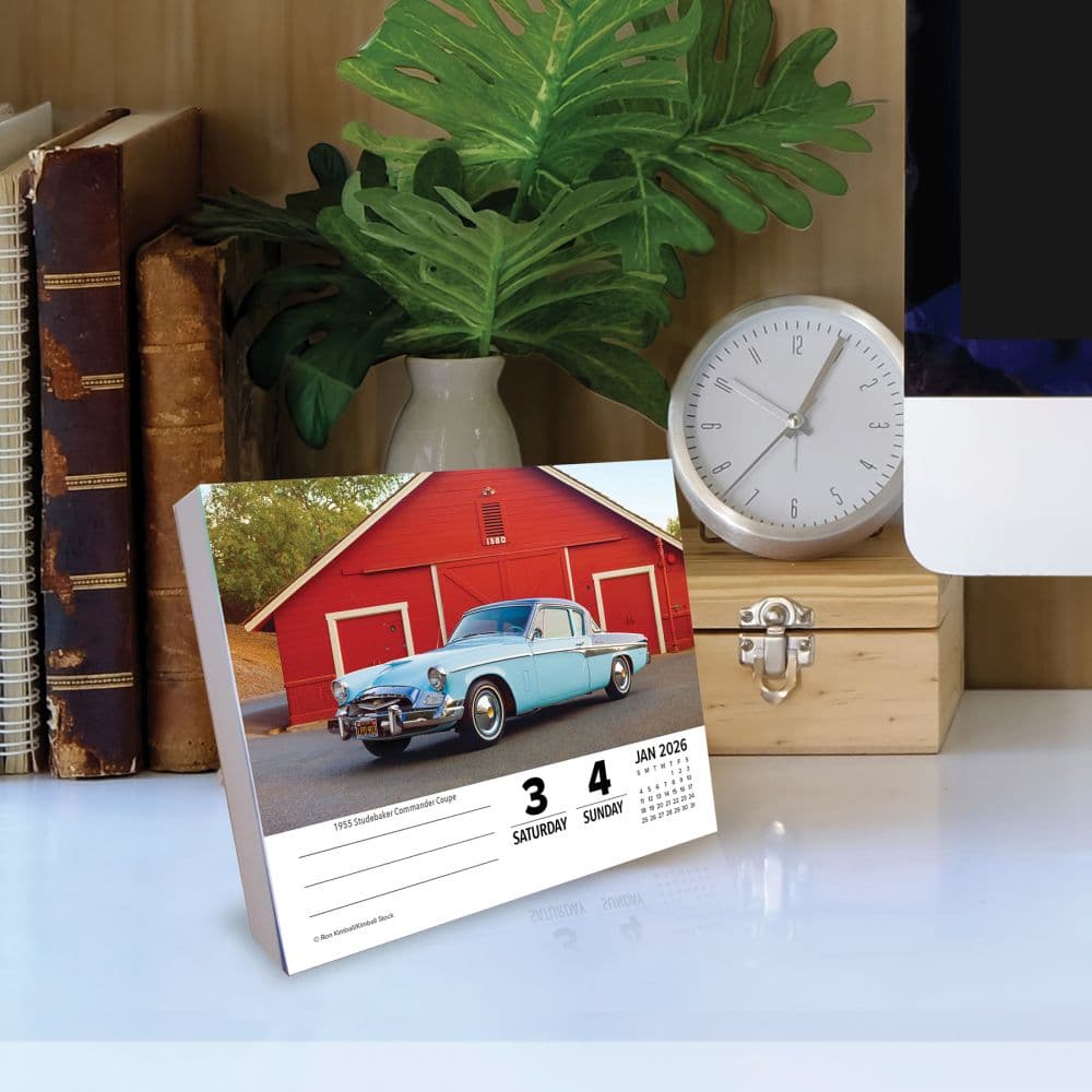 Cars and Trucks Classic 2026 Desk Calendar Second Alternate Image