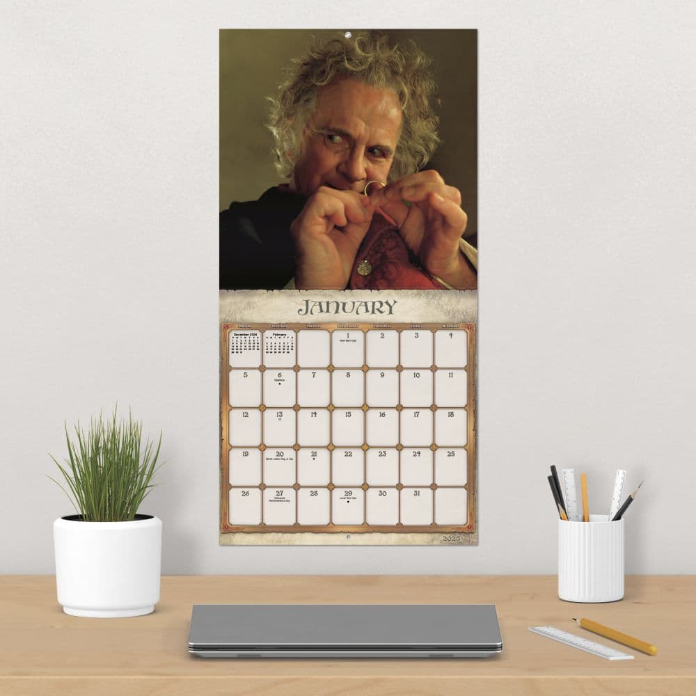 Lord of the Rings 2025 Wall Calendar Alt4