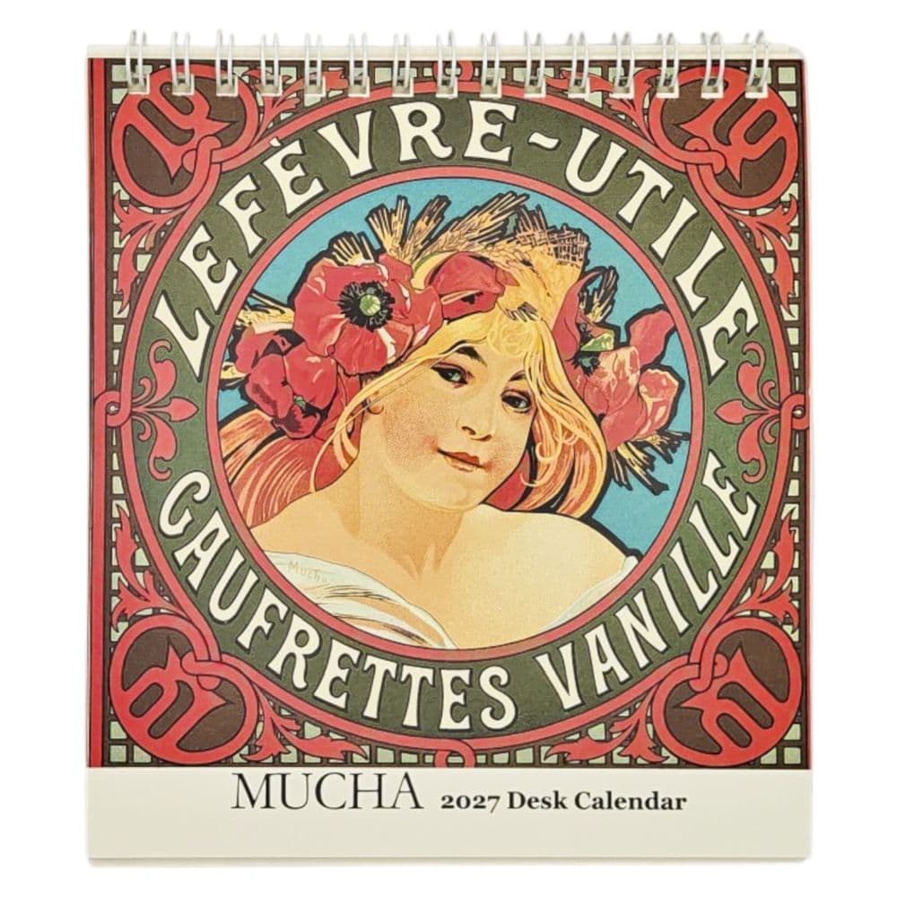 image Mucha 2027 Easel Desk Calendar