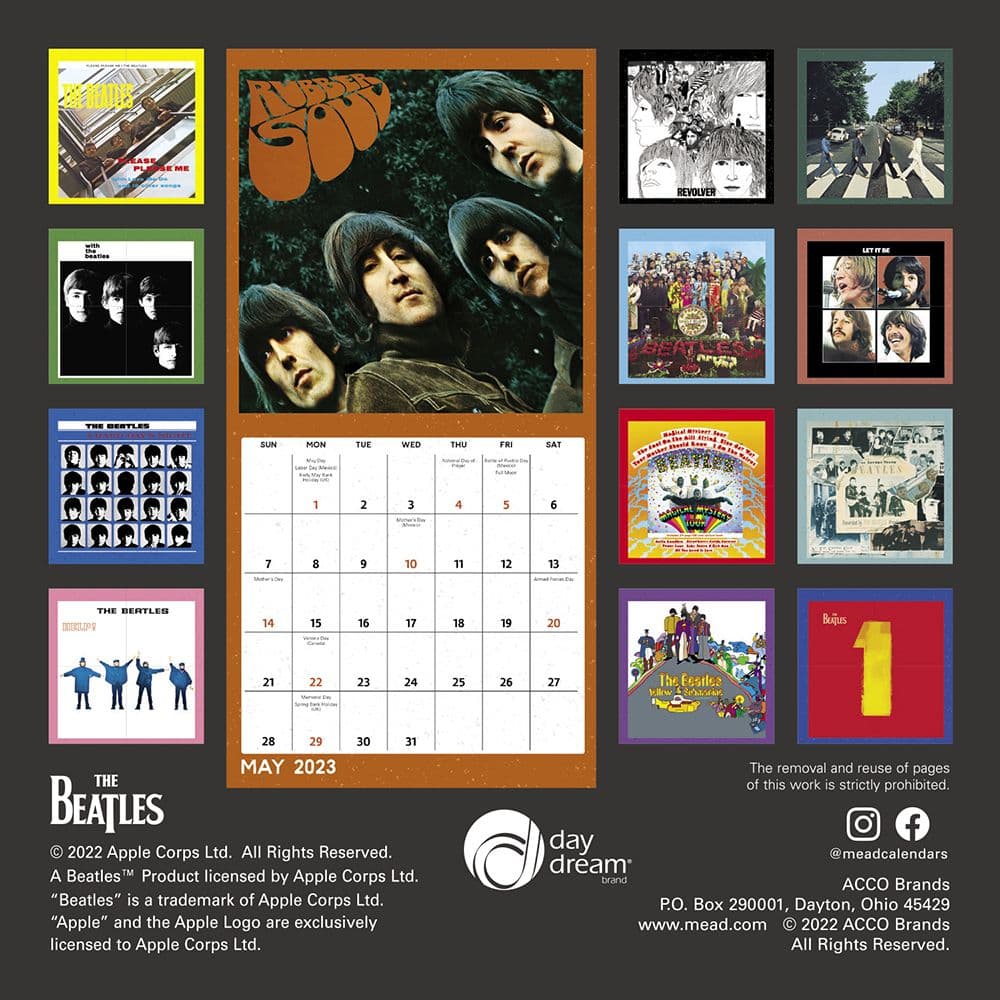The Beatles 2023 Special Edition Calendar Calendars