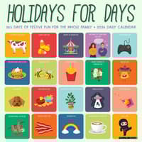 image Holidays for Days 2026 Wall Calendar Main Image