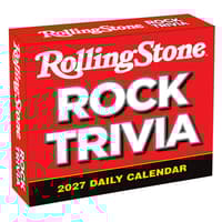 image Rolling Stone Rock Trivia 2027 Desk Calendar Main Product Image