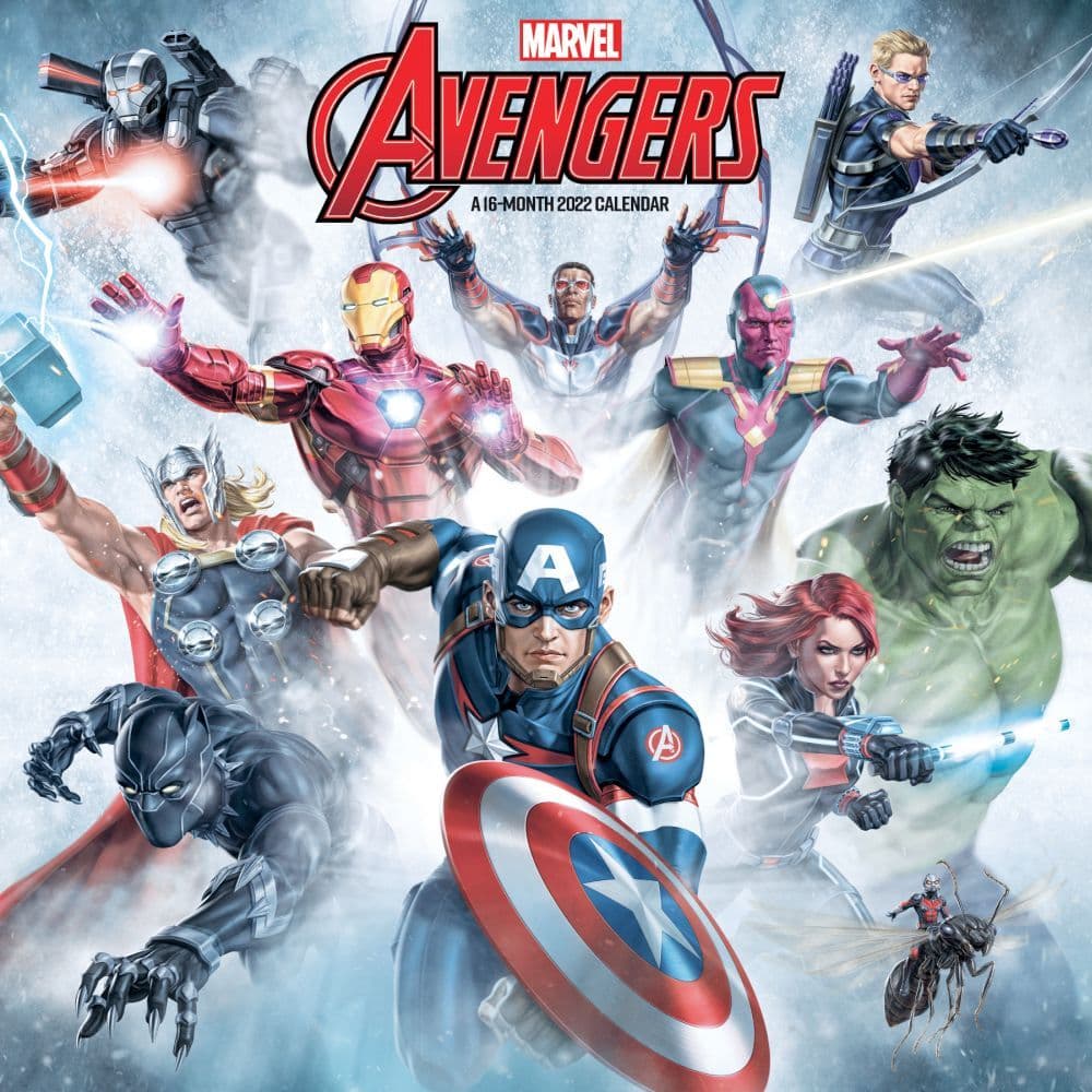 Marvel Avengers 2022 Wall Calendar - Calendars.com