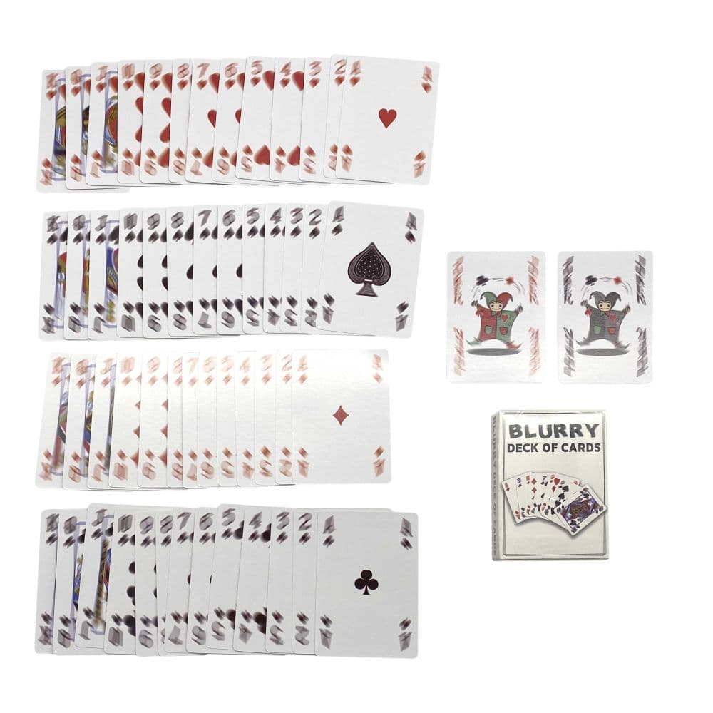 Blurry Playing Cards Fourth Alternate Image
