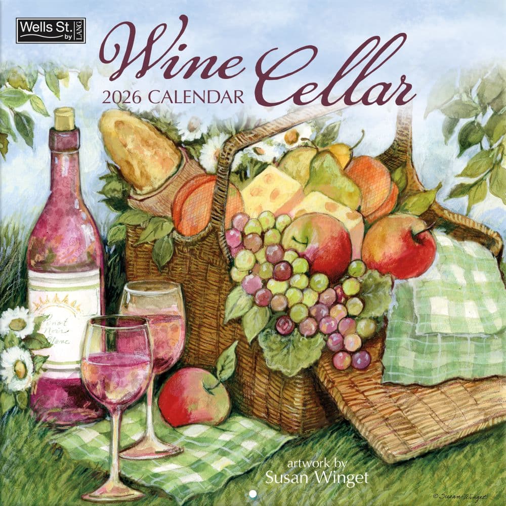 Wine Cellar 2026 Wall Calendar_Main Image