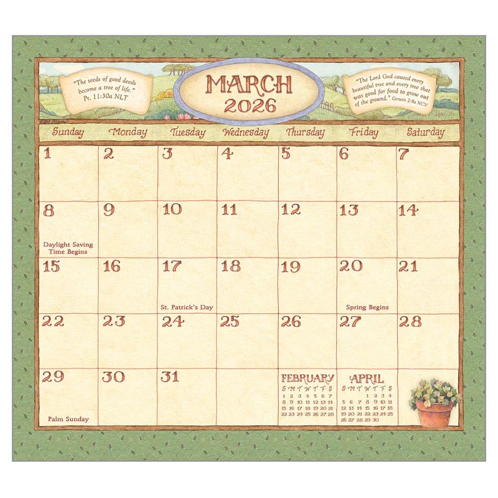 Faithful Moments by Lisa Blowers 2026 Wall Calendar Third Alternate Image