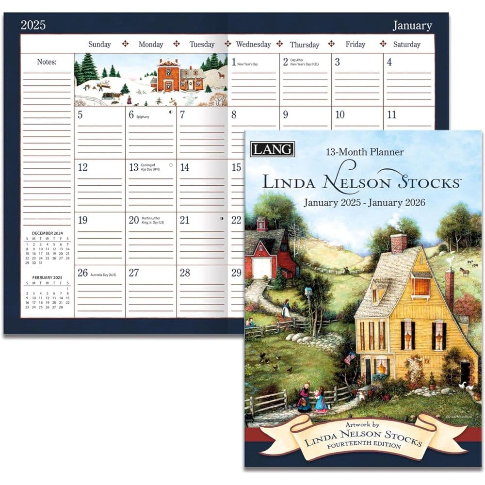 Linda Nelson Stocks 2025 Monthly Planner First Alternate Image width=&quot;1000&quot; height=&quot;1000&quot;