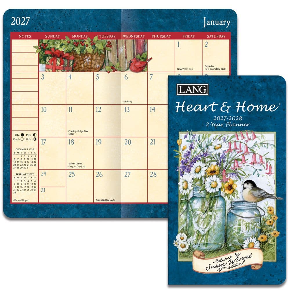 Heart and Home 2027 2-Year Pocket Planner by Susan Winget Second Alternate Image
