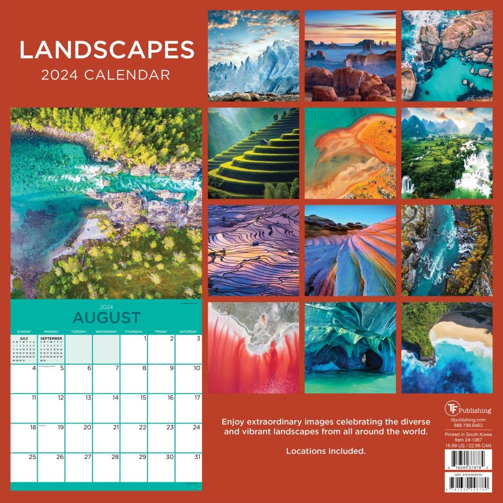 Landscapes 2024 Wall Calendar First Alternate Image width=&quot;1000&quot; height=&quot;1000&quot;