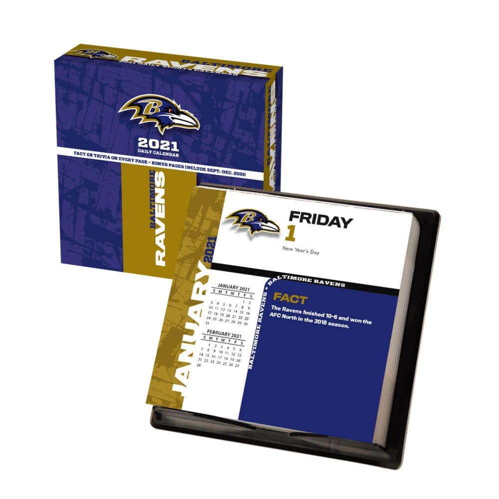 Baltimore Ravens Desk Calendar Calendars Com