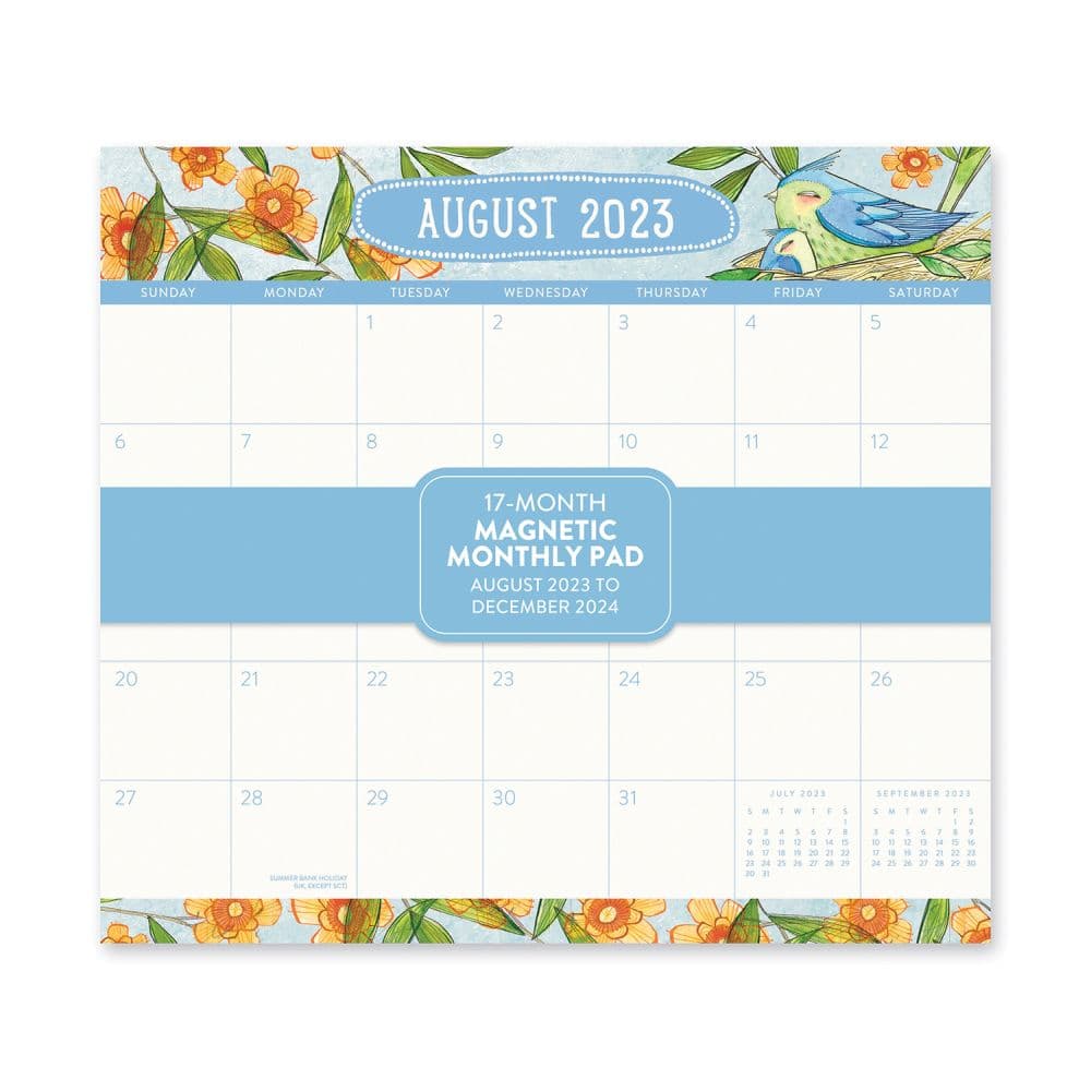 Where Love Grows 2024 Magnetic Calendar Pad Main Image