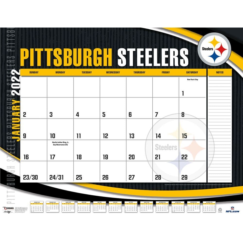 Pittsburgh Steelers 2022 Calendars