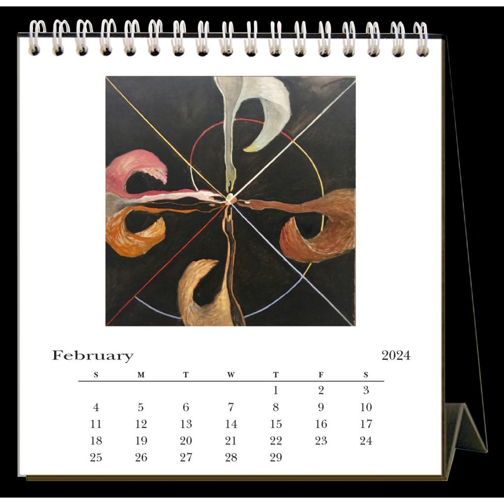 Hilma af Klint 2024 Easel Desk Calendar