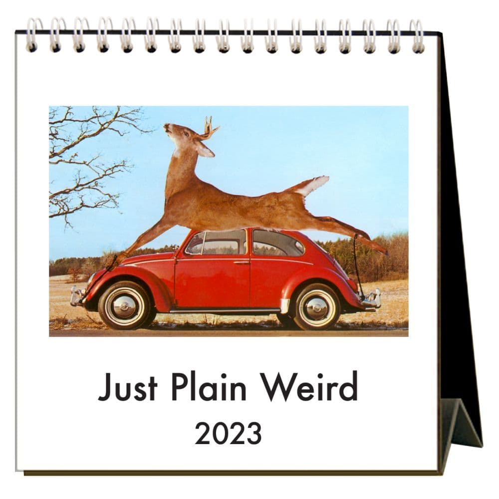Found Image Press Just Plain Weird 2023 Desk Calendar