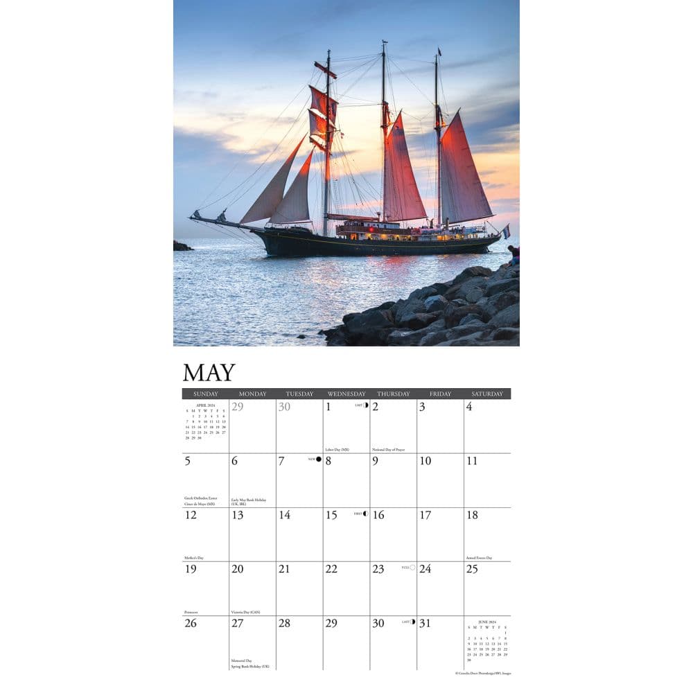 Sailing 2024 Wall Calendar