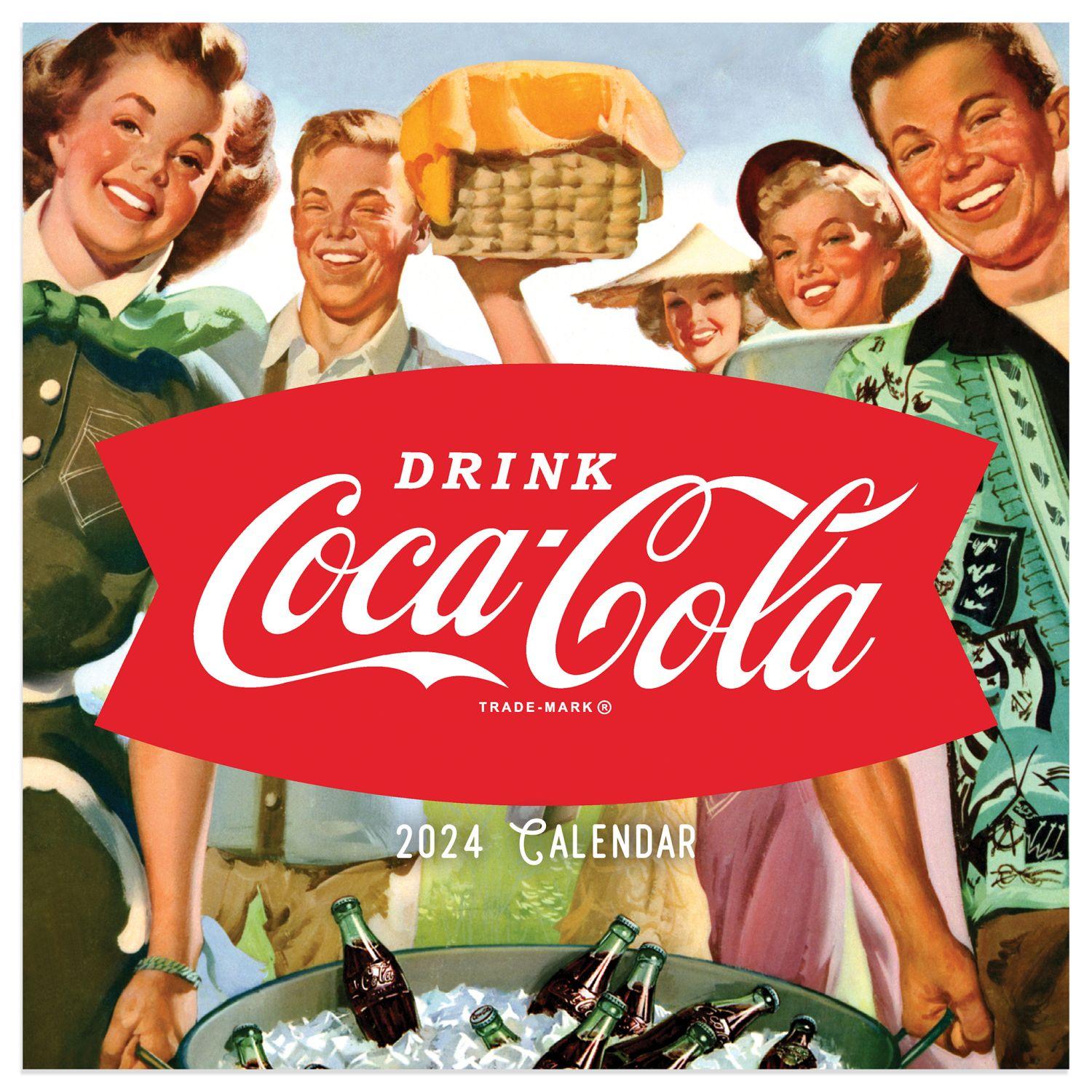 Coca Cola Nostalgia 2024 Mini Wall Calendar