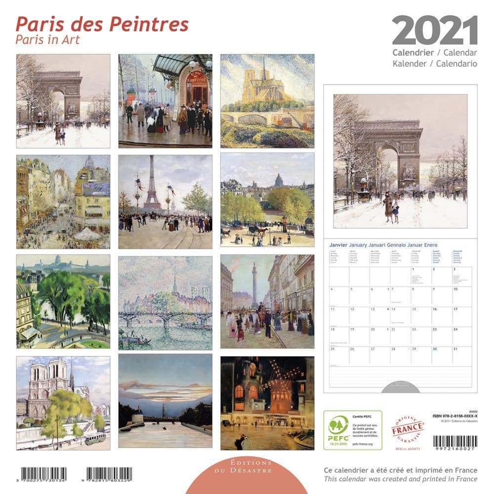 Editions du Desastre Doisneau EDD 2021 Wall Calendar 2021 Calendars