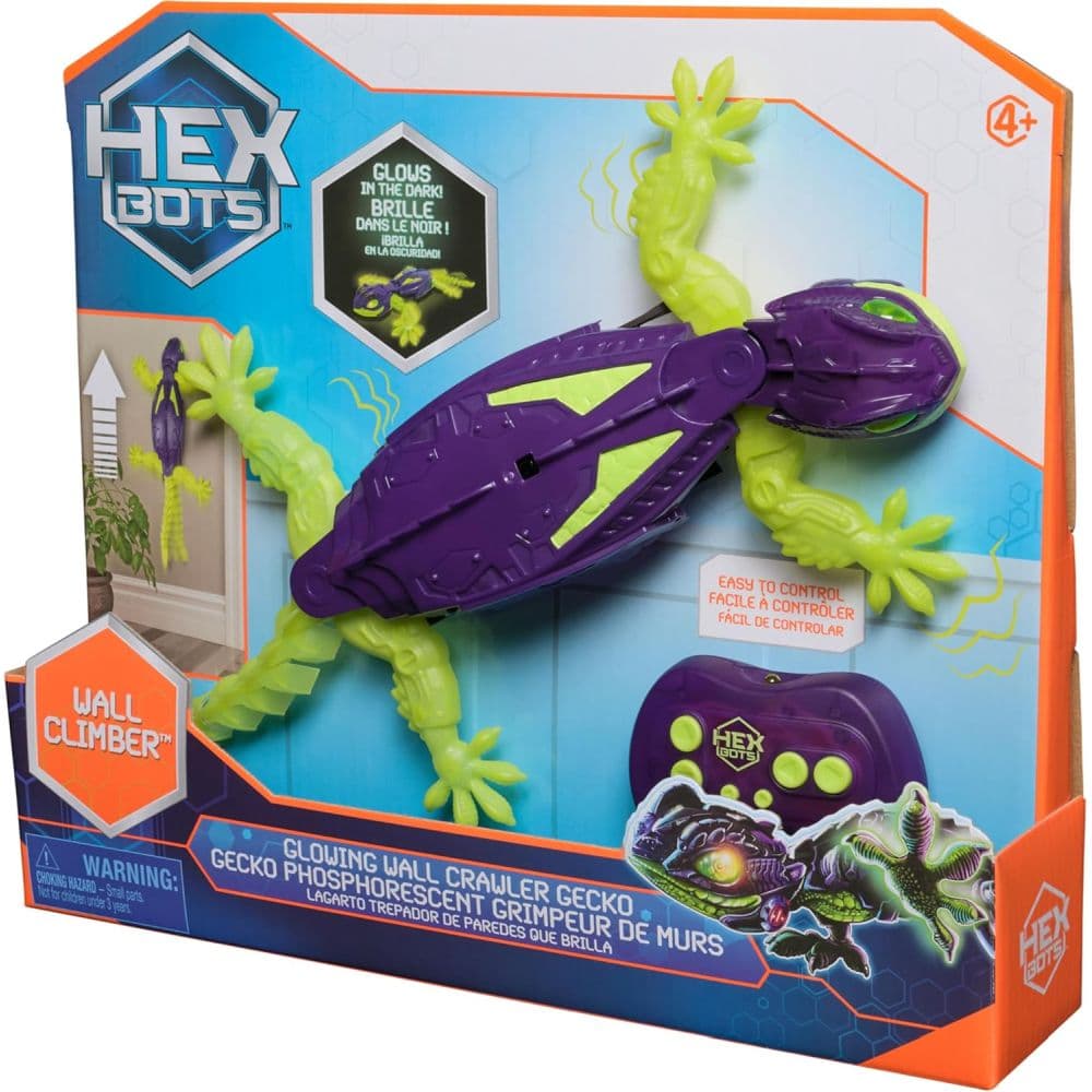 Hex Bots Glow-in-the-Dark Wall Crawler Gecko Sixteenth Alternate Image
