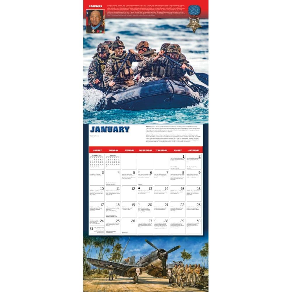 Marines Wall Calendar