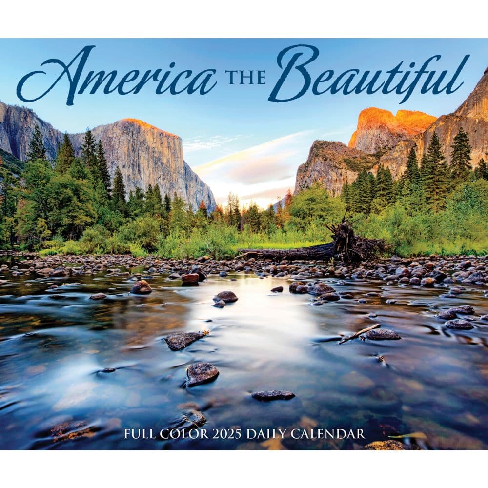 image America the Beautiful 2025 Desk Calendar Main Image