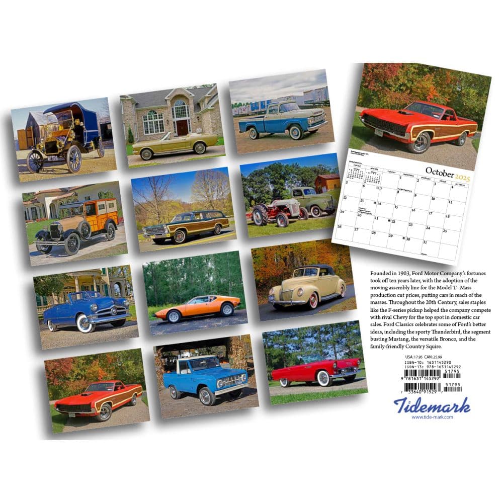 Classics Fords 2025 Wall Calendar First Alternate Image width=&quot;1000&quot; height=&quot;1000&quot;