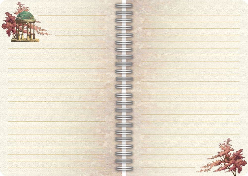 Pools Of Serenity Spiral Journal With Scripture by Thomas Kinkade Alternate Image 1