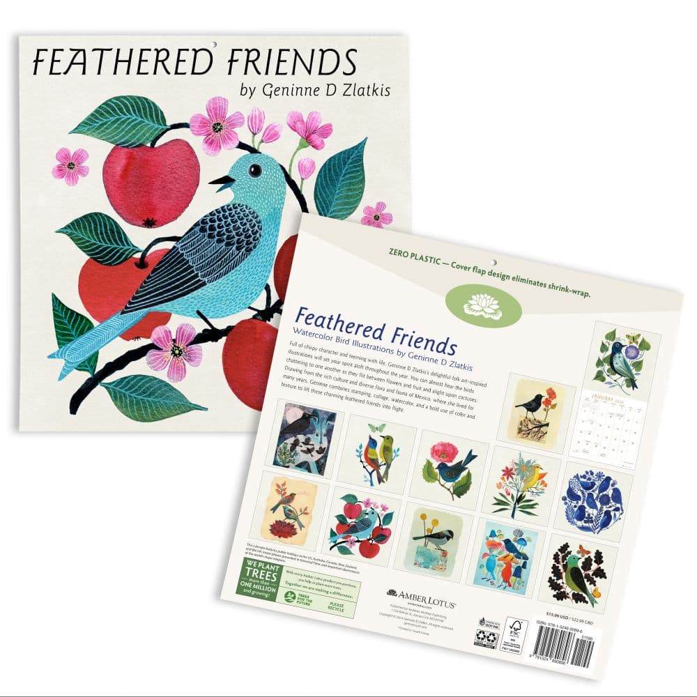 Feather Friends 2025 Wall Calendar First Alternate Image