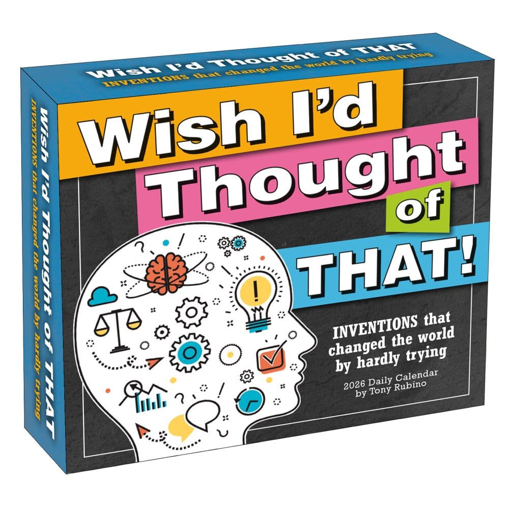 Wish Id Thought Of Inventions 2026 Desk Calendar Main Product Image
