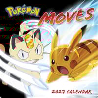 image Pokemon Moves 2027 Wall Calendar Main Product Image