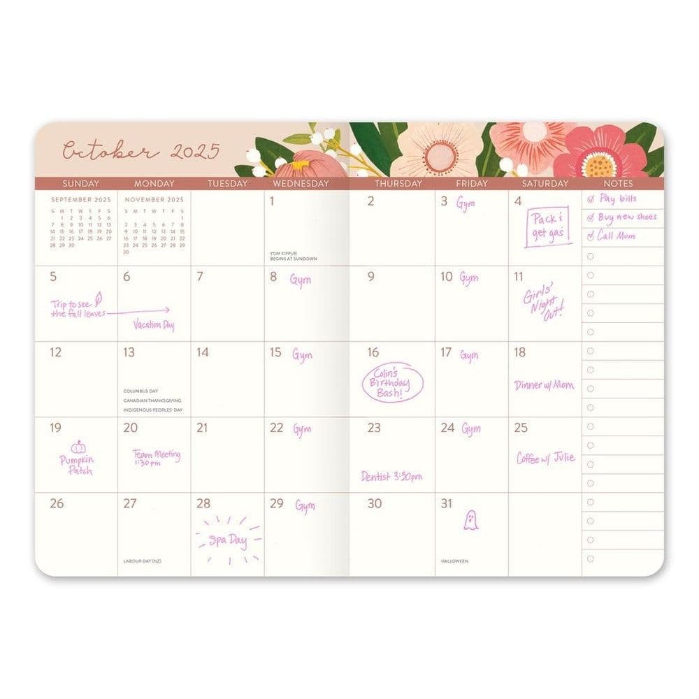 Bella Flora 2025 Monthly Pocket Planner Second Alternate Image width=&quot;1000&quot; height=&quot;1000&quot;