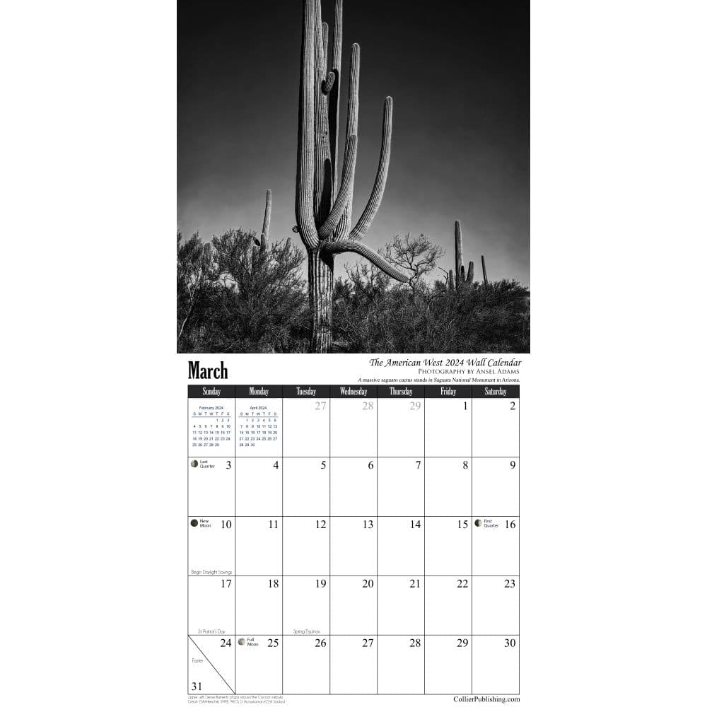 Ansel Adams 2024 Wall Calendar