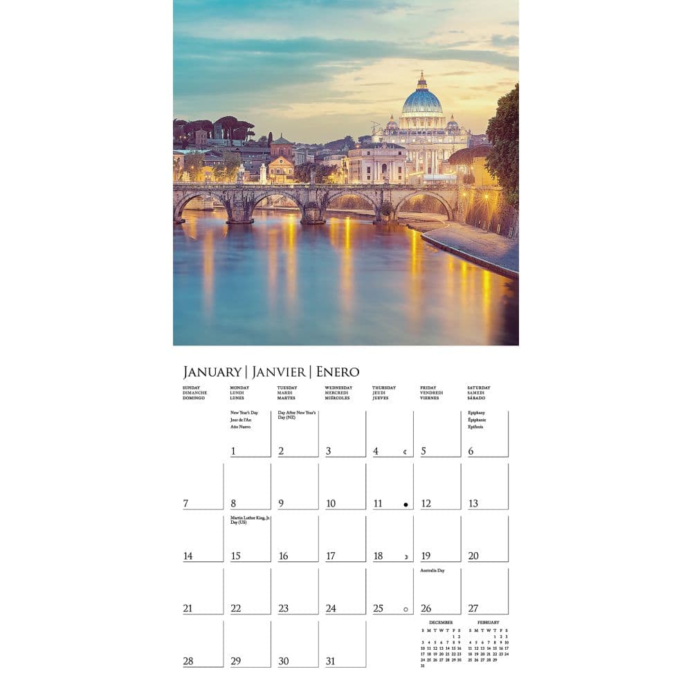 Italia 2024 Mini Wall Calendar