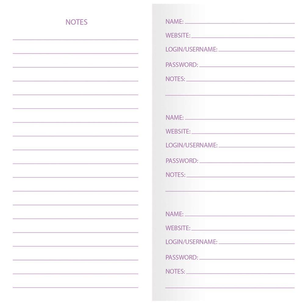 Hummingbirds Password Journal Alternate Image 2