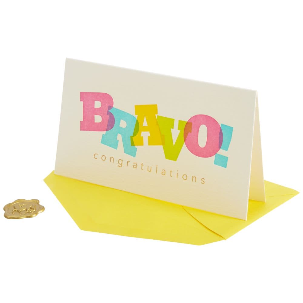 Bravo Layered Lettering Congratulations Card Eighth Alternate Image width=&quot;1000&quot; height=&quot;1000&quot;