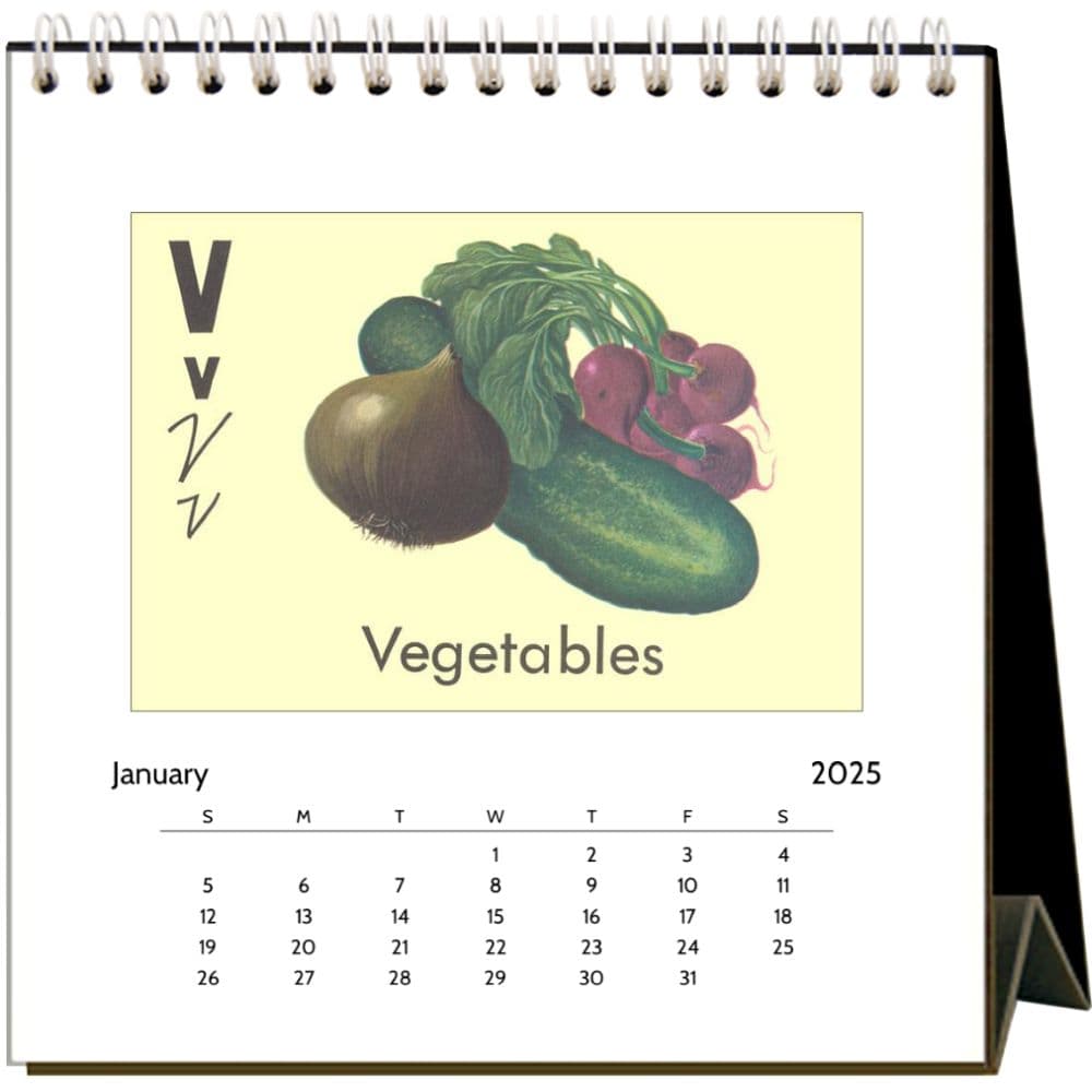 Farm Fresh 2025 Easel Desk Calendar Second Alternate Image width="1000" height="1000"