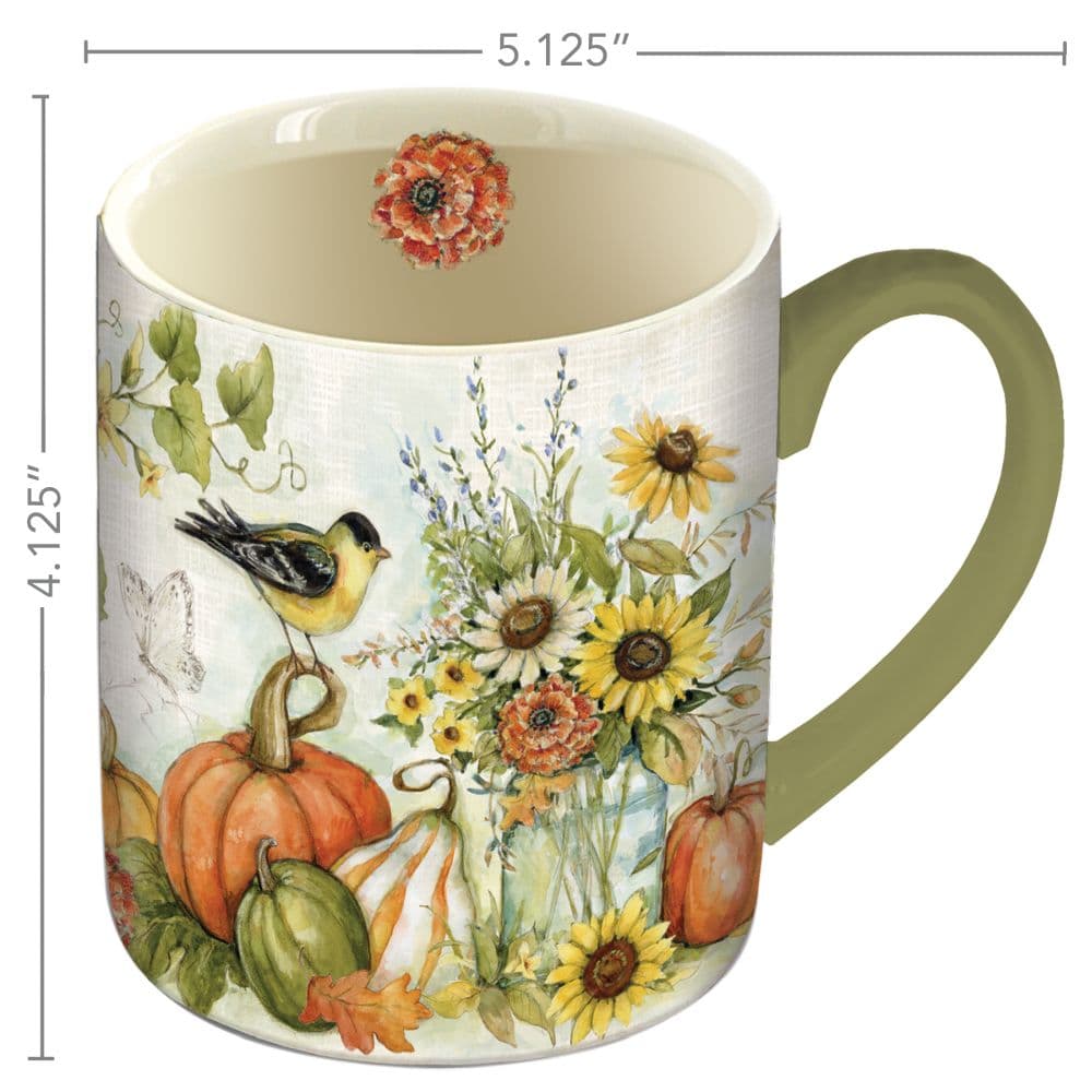 Autumn Sunflower Coffee Mug First Alternate Image