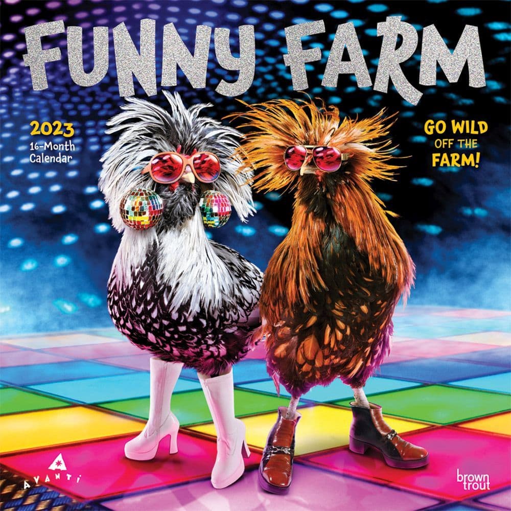 Avanti Funny Farm 2023 Wall Calendar Calendars