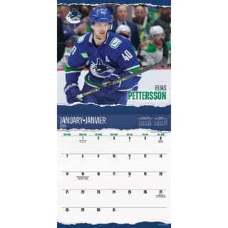 Vancouver Canucks 2023 12 x 12 Team Wall Calendar
