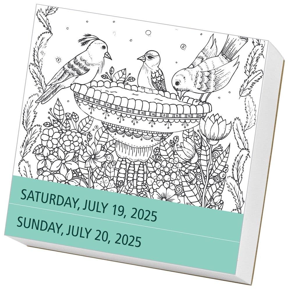 Calm Coloring 2025 Desk Calendar Fifth Alternate Image width=&quot;1000&quot; height=&quot;1000&quot;